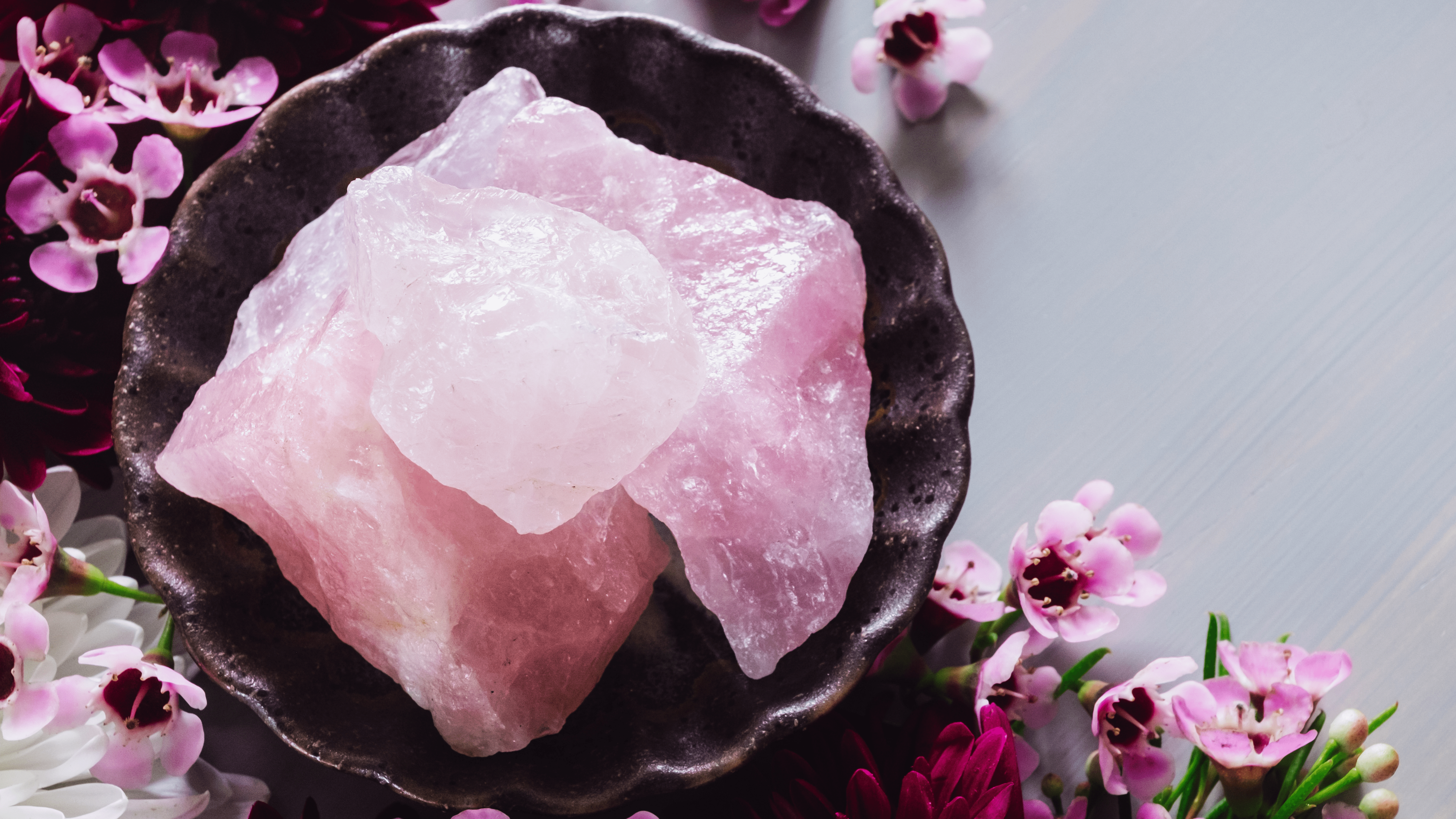 Genuine Rose Quartz Gemstone